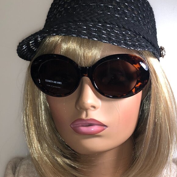 Elizabeth and James Round Tortoiseshell Sunglasses - Picture 1 of 5